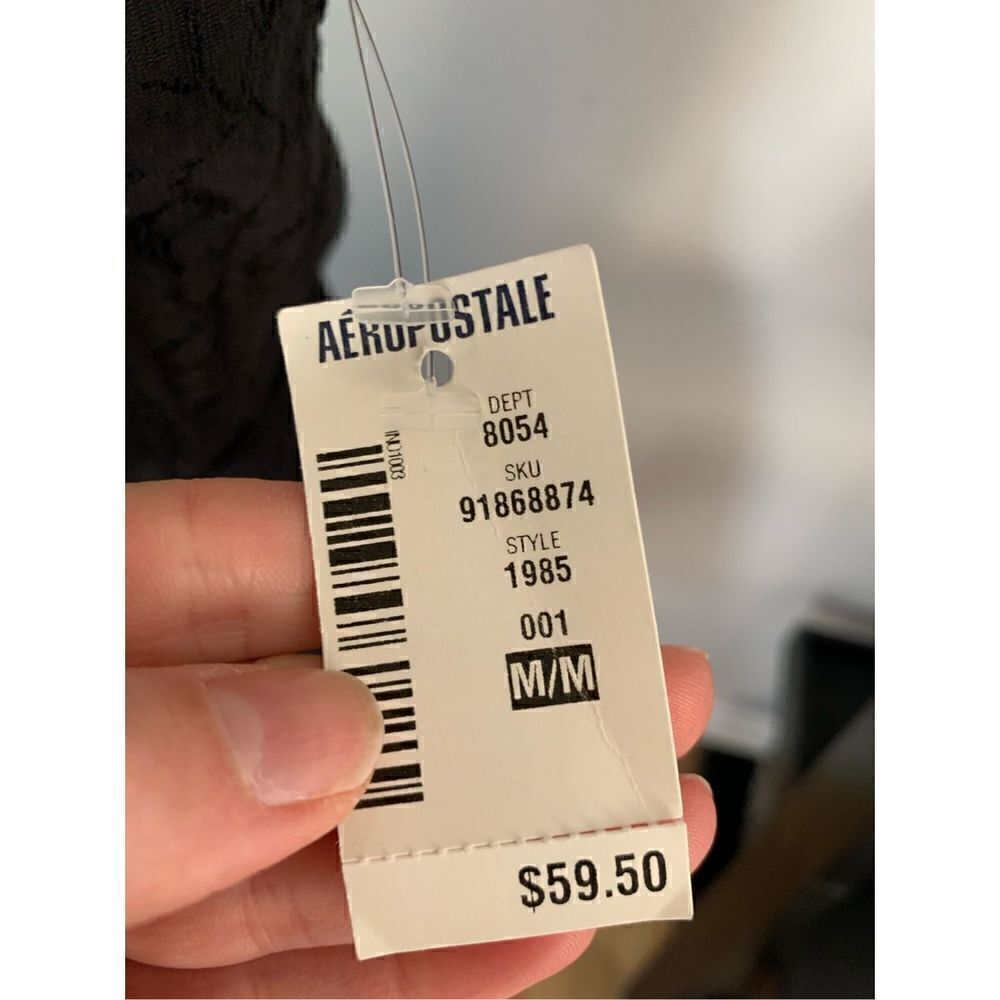 Aeropostale black lace medium dress - Picture 3 of 6